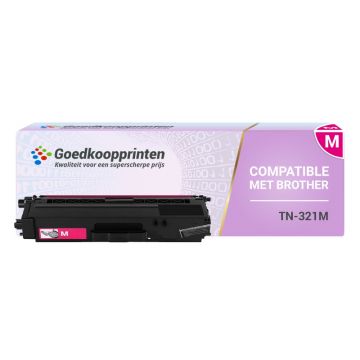 Brother TN321M toner magenta (1.500 afdrukken)  - Huismerk