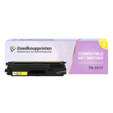 Brother TN321Y toner Geel (3.500 afdrukken) - Huismerk