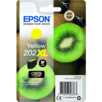 Epson 202XL inkt cartridge Geel (C13T02H44010) 10ML - Origineel