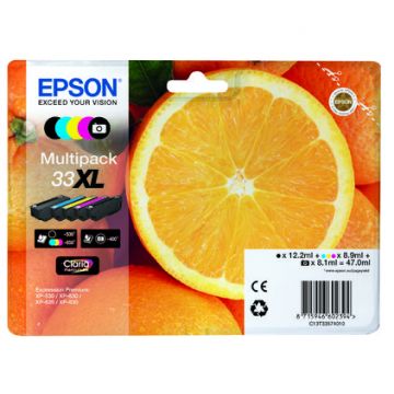 Epson 33XL inkt cartridge Multipack (C13T33574010) 5st. - Origineel