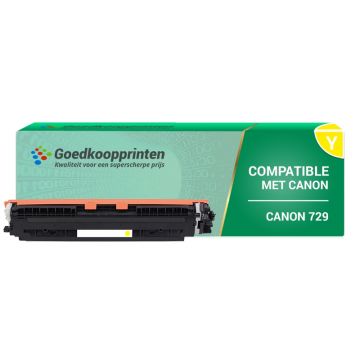 Canon 729Y toner cartridge Geel (1.000 afdrukken) - Huismerk