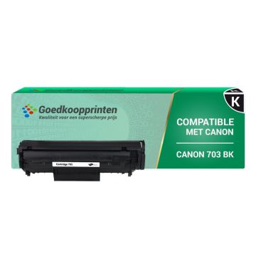 Canon 703 BK toner cartridge Zwart - 2.500 afdrukken (Huismerk)