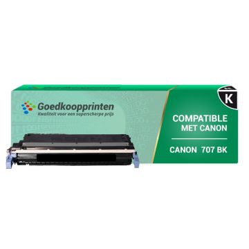 Canon 707BK toner cartridge Zwart (2.500 afdrukken) - Huismerk