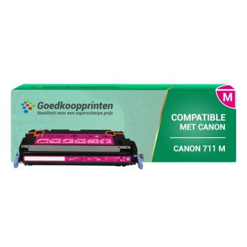 Canon 711M toner cartridge Magenta (6.000 afdrukken) - Huismerk