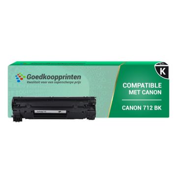 Canon 712 BK toner cartridge Zwart (2.000 afdrukken) - Huismerk