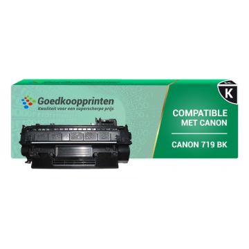 Canon 719 BK toner cartridge Zwart (2.750 afdrukken) - Huismerk