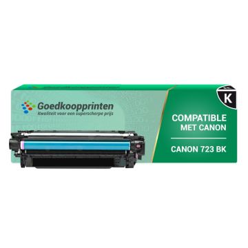 Canon 723BK toner cartridge Zwart (10.500 afdrukken) - Huismerk