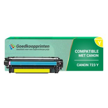 Canon 723Y toner cartridge Geel (8.500 afdrukken) - Huismerk