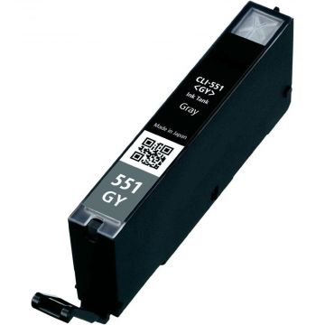 Canon CLI-551GY XL inkt cartridge Grijs (CLI551GY) 15ML - Huismerk cartridges