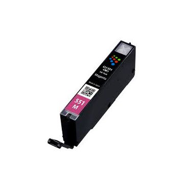 Canon CLI-551M XL inkt cartridge Magenta  (CLI551M) 15ML - Huismerk cartridges