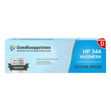 Huismerk voor HP 34A DRUM / HP CF234A Drum cartridge  - 9.200 afdrukken