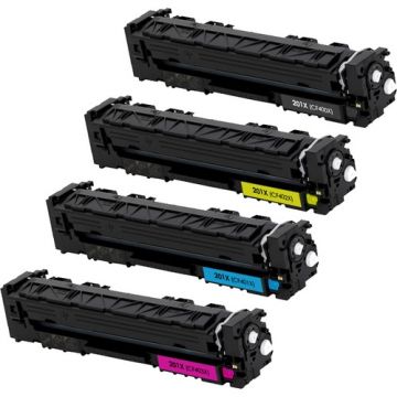 Compatible XL-versie voor HP 201A toner / HP 201X toner Actieset