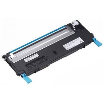 Dell 593-10494 toner / Dell C815K toner Cyaan (1.250 afdrukken) - Huismerk