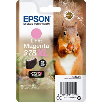 Epson T3786 inkt cartridge Licht-magenta (378XL) 9,3ML - Origineel