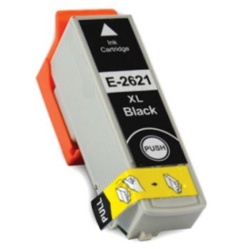 Epson T2621 inkt cartridge Zwart (18 ML) - Huismerk