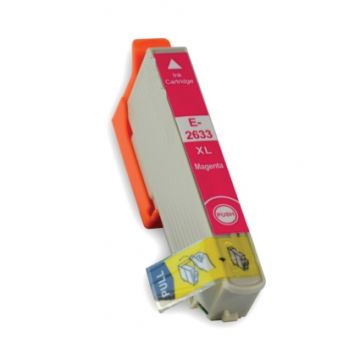 Epson T2633 inkt cartridge Magenta (12ML)  - Huismerk