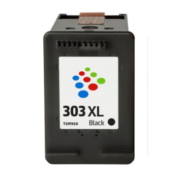 HP 303XL inkt cartridge Zwart (T6N04AE) - Huismerk