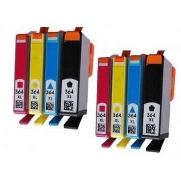 ACTIE: Huismerk voor HP 364XL cartridges (2 x 4 pack)