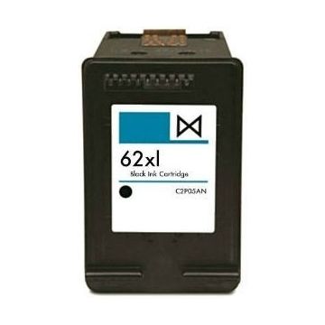 Huismerk voor HP 62XL (C2P04AE) cartridge inkt cartridge Zwart (18ML)
