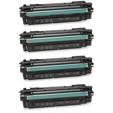 HP 655A toner cartridge Multipack - Huismerk set