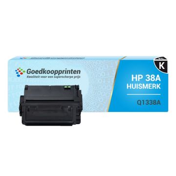 Huismerk voor HP 38A toner / HP Q1338A toner Zwart (13.500 afdrukken)