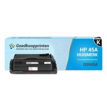 Huismerk voor HP 45A toner / HP Q5945A toner Zwart (20.000 afdrukken)