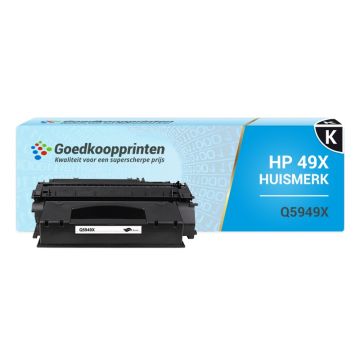 Huismerk voor HP 49X toner / HP Q5949X toner Zwart (7.000 afdrukken)