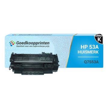 Huismerk voor HP 53A toner / HP Q7553A toner Zwart (3000 afdrukken)