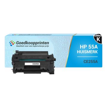 Huismerk voor HP 55A toner / HP CE255A toner Zwart (7.000 afdrukken)