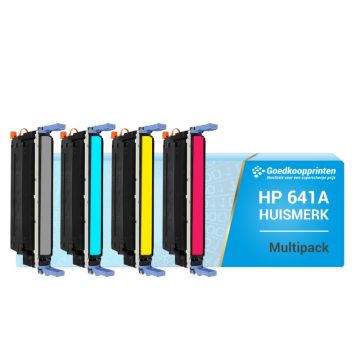 Huismerk voor HP 641A Actieset: C9720A + C9721A + C9722A + C9723A (EP-85) toners