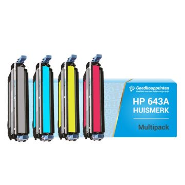 Huismerk voor HP 643A toner Actieset