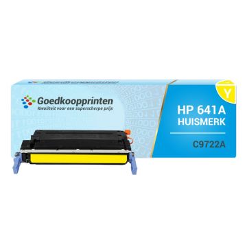 Huismerk voor HP 641 A / HP C9722A toner cartridge Geel - 8.000 afdrukken