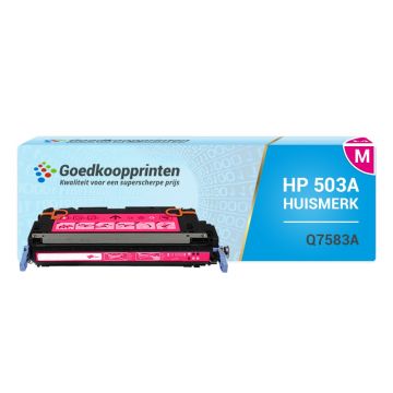 Huismerk voor HP 503A toner Magenta (Q7583A) 6.000 Afdrukken