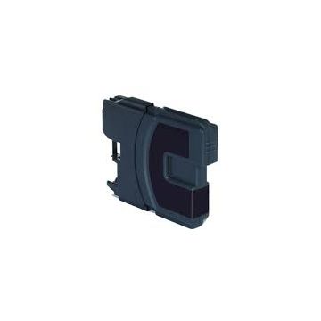 Brother LC-980BK inkt cartridge / Brother LC-1100BK inkt cartridge Zwart (30ML)  - Huismerk