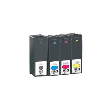 Lexmark 100XL inkt cartridge Multipack (4-pack) - Huismerk Lexmark 100XL inkt cartridge Multipack (4-pack) - Huismerk