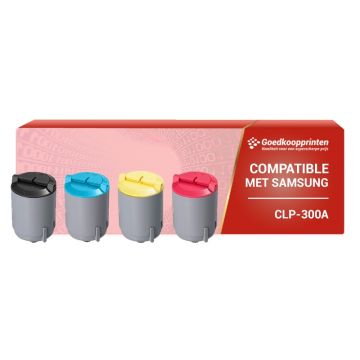 Samsung CLP300 toner cartridge Multipack (set 4x) - Huismerk