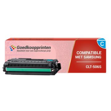 Samsung CLT-C506L toner / Samsung CLT-C506S toner Cyaan (3.500 afdrukken) - Huismerk