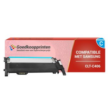 Samsung CLT-C406S toner Cyaan (1.000 afdrukken) - Huismerk