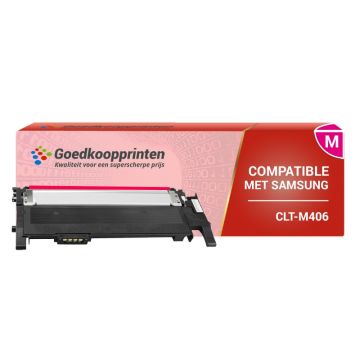 Samsung CLT-M406S toner cartridge Magenta (1.000 afdrukken) - Huismerk