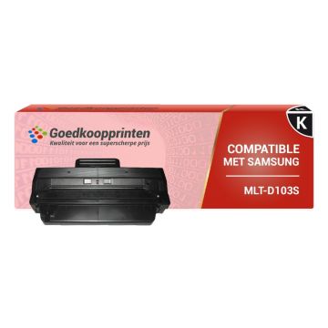 Samsung MLT-D103S toner / MLT-D103L toner Zwart (2.500 afdrukken) - Huismerk