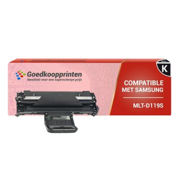 Samsung MLT-D119S, ML-1610D2, ML-2010D3, SCX-4521D3 toner cartridge Zwart (3.000 afdrukken) - Huismerk