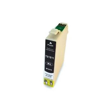 Epson T1811 inkt cartridge Zwart 17ML (18XL) - Huismerk