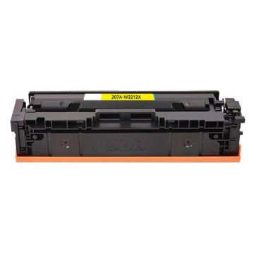 Huismerk HP 207X (W2212X) toner (MET CHIP) Geel Hoge Capaciteit - Huismerk