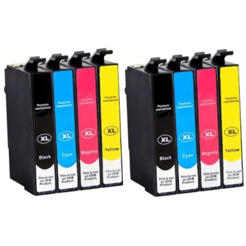Epson 604XL inkt cartridges 2 x 4 Multipack - Huismerk