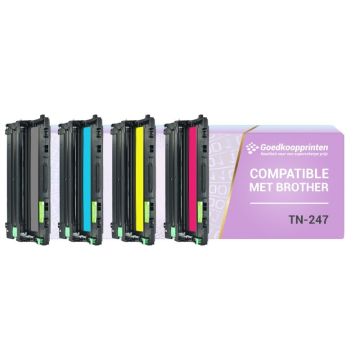 Huismerk Brother TN-247 (TN-243) toner cartridge Multipack