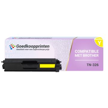 Brother TN326Y toner Geel (3.500 afdrukken) - Huismerk