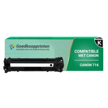 Huismerk Canon 718BK toner Zwart - 3.500 afdrukken