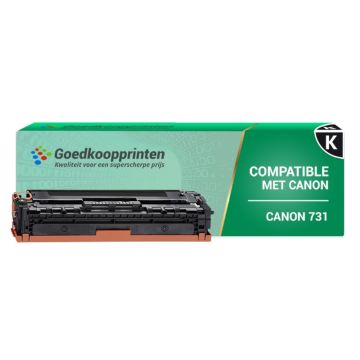 Huismerk Canon 731H BK toner Zwart - 2.500 afdrukken