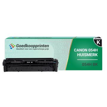 Canon 054H toner cartridge Zwart (3.200 afdrukken) - Huismerk