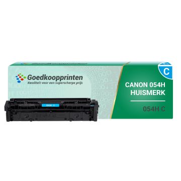 Canon 054H toner cartridge Cyaan (2.500 afdrukken) - Huismerk